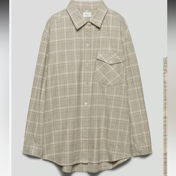 Aritzia Wilfred free Maria button up plaid - Picture 2 of 5